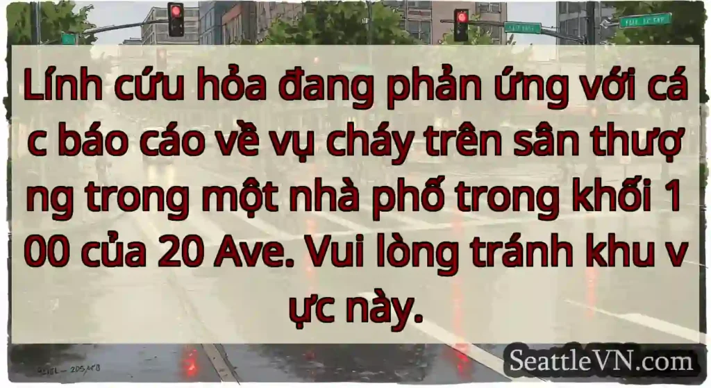 Lính cứu hỏa đang phản ứng với các báo cáo về vụ