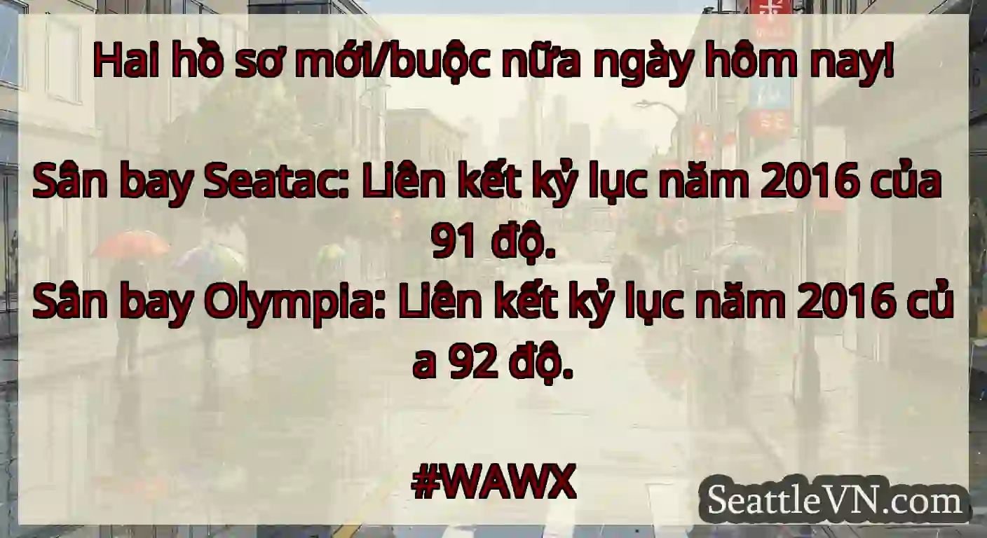 Hai hồ sơ mới/buộc nữa ngày hôm nay!