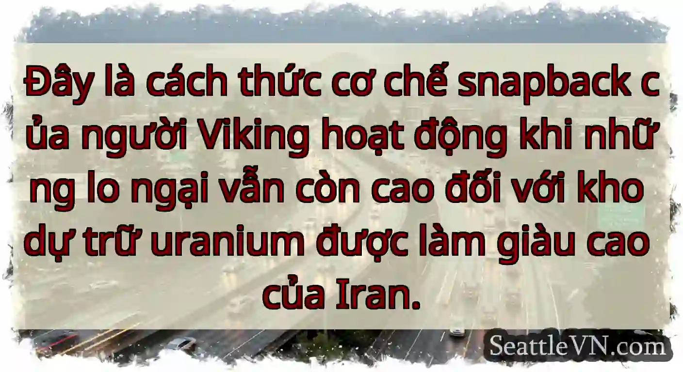Đây là cách thức cơ chế snapback của người Viking