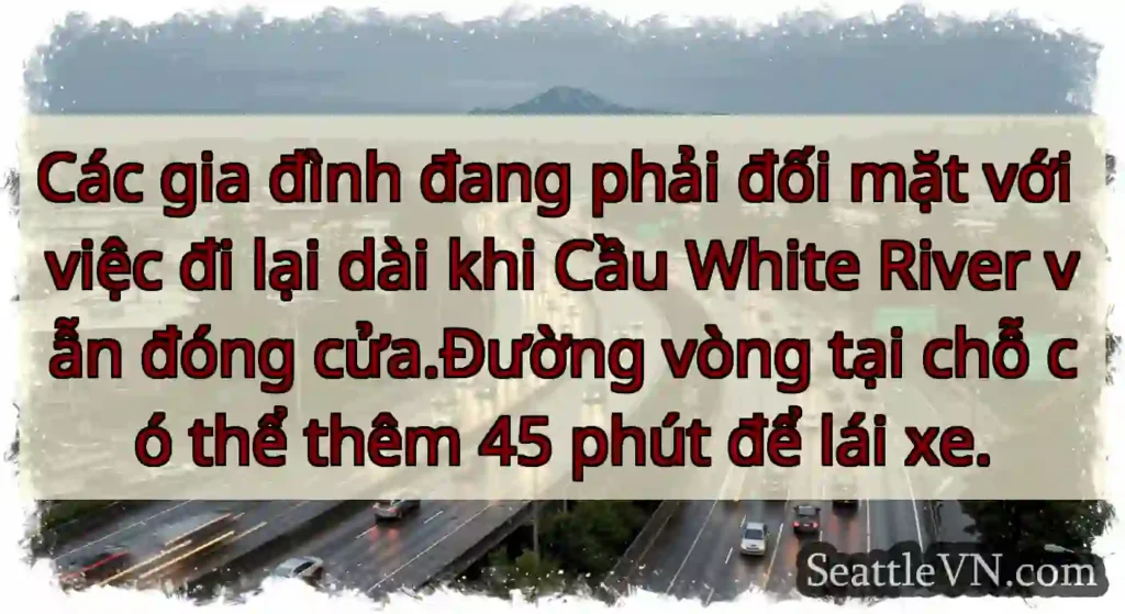 Các gia đình đang phải đối mặt với việc đi lại