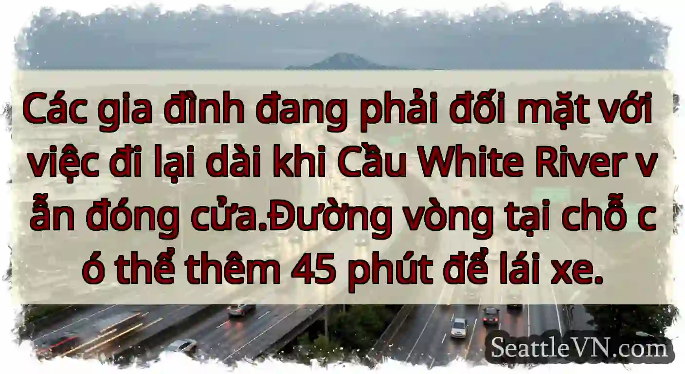 Các gia đình đang phải đối mặt với việc đi lại