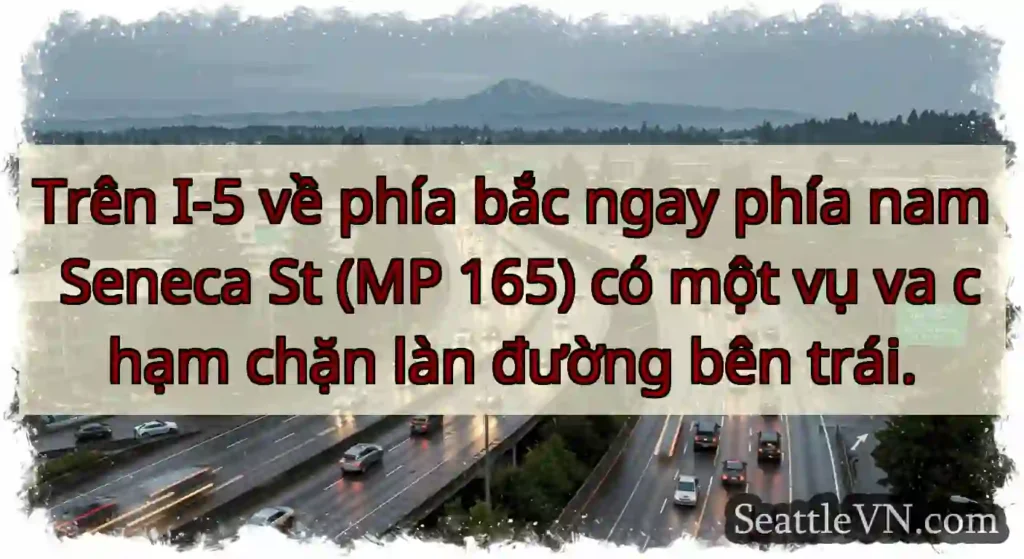 Trên I-5 về phía bắc ngay phía nam Seneca St (MP