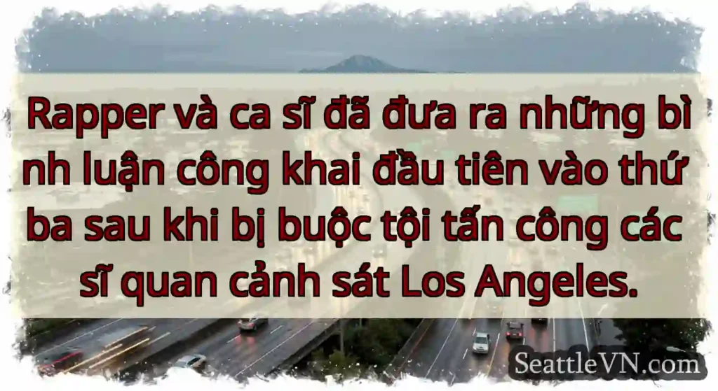 Rapper và ca sĩ đã đưa ra những bình luận công