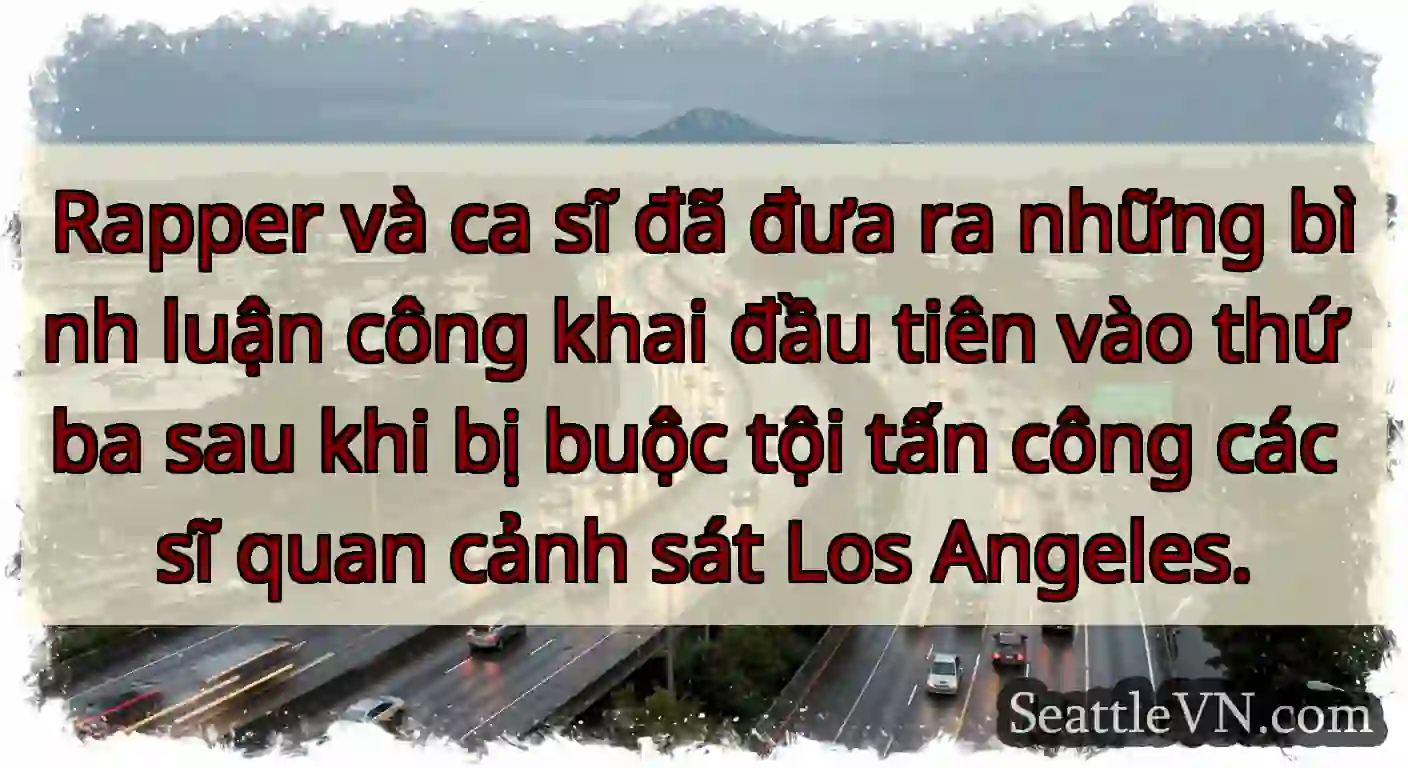 Rapper và ca sĩ đã đưa ra những bình luận công