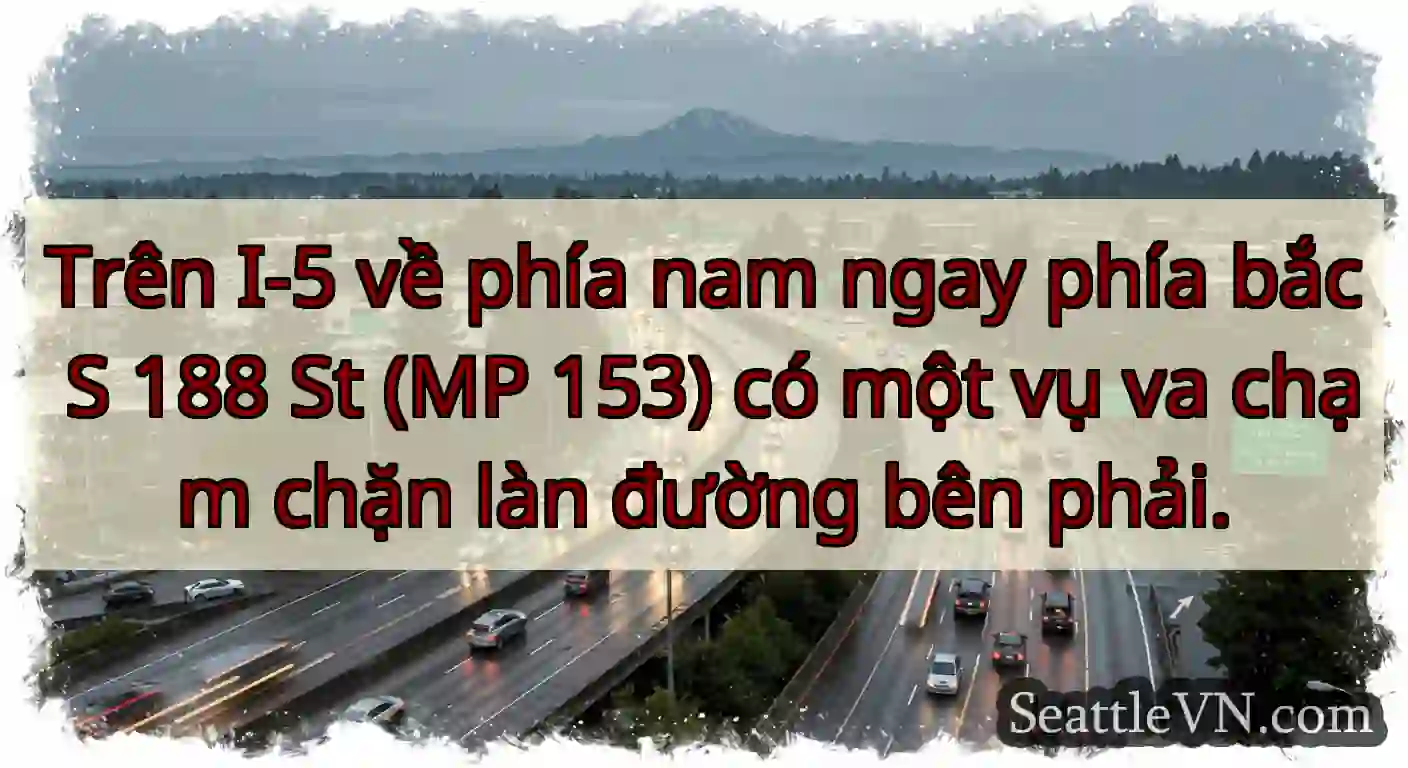 Trên I-5 về phía nam ngay phía bắc S 188 St (MP