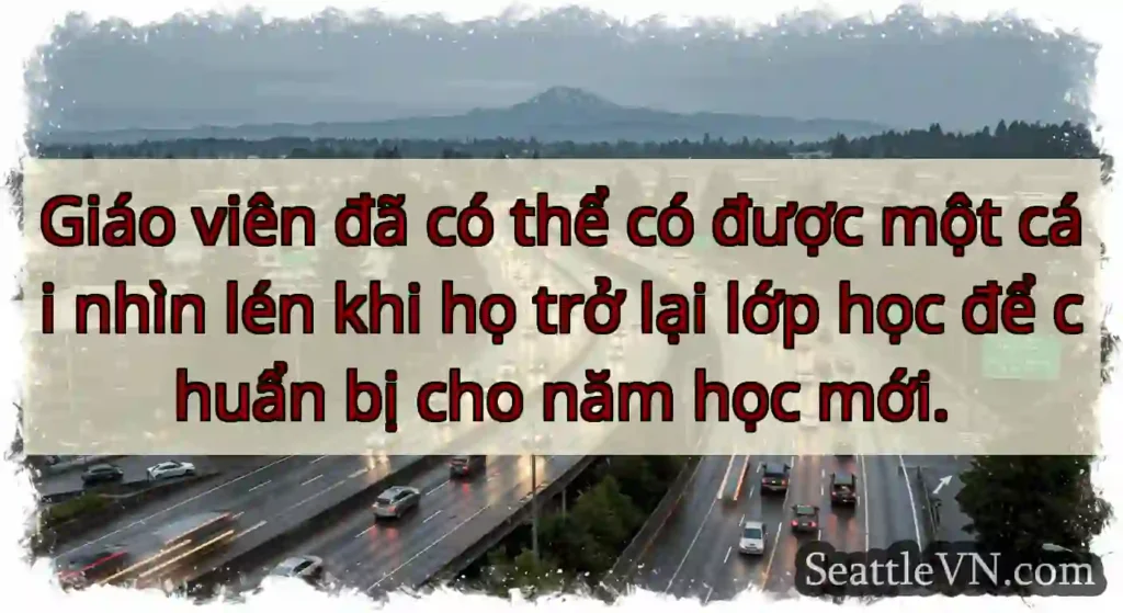 Giáo viên đã có thể có được một cái nhìn lén khi