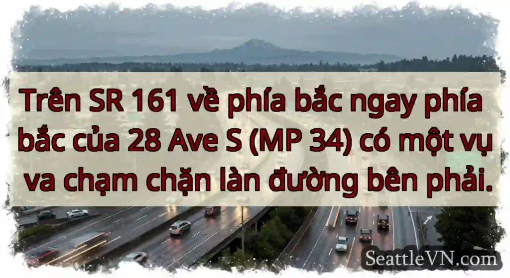 Trên SR 161 về phía bắc ngay phía bắc của 28 Ave