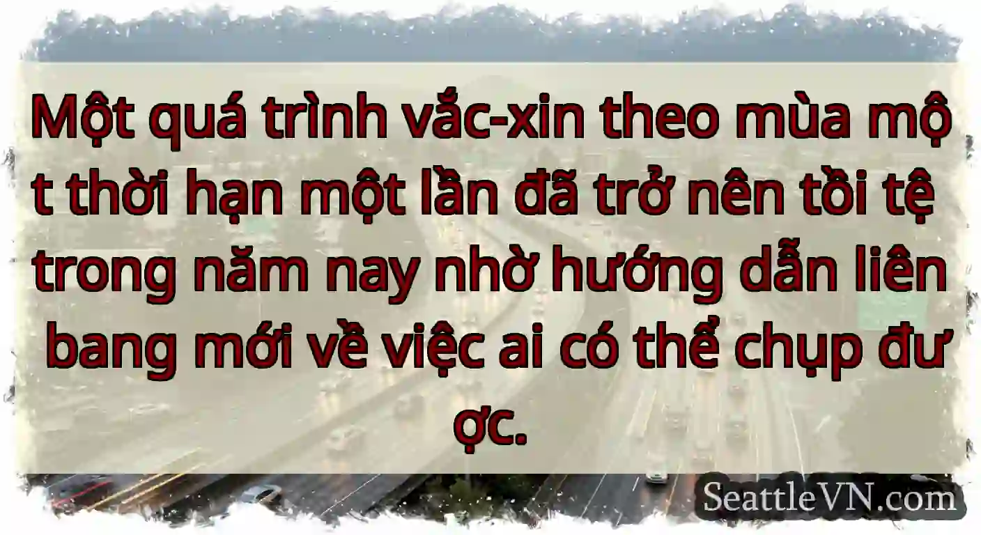 Một quá trình vắc-xin theo mùa một thời hạn một