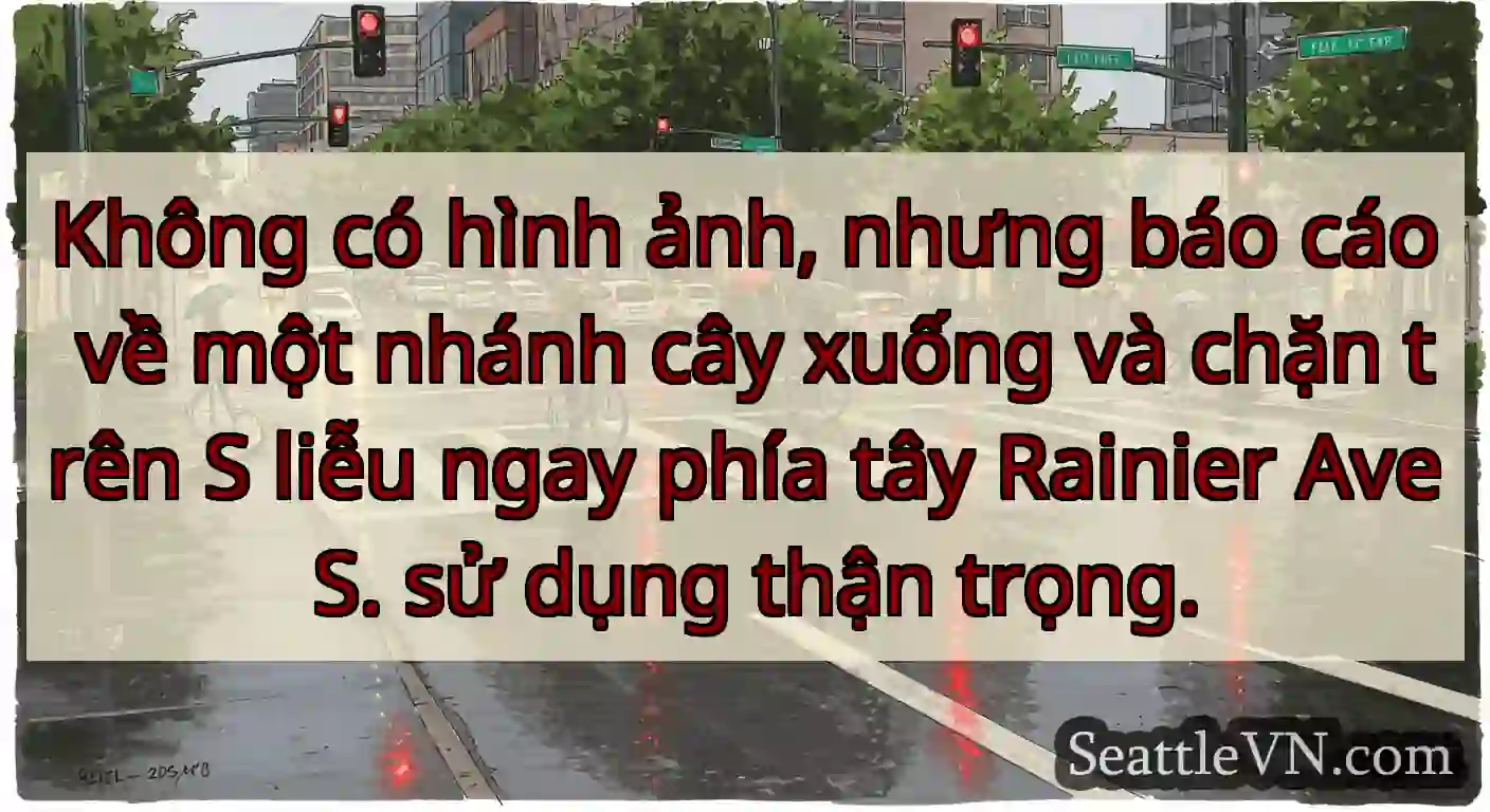 Không có hình ảnh, nhưng báo cáo về một nhánh cây