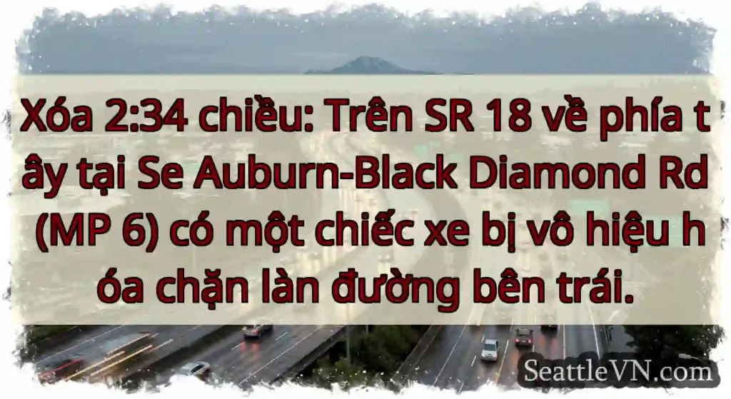 Xóa 2:34 chiều: Trên SR 18 về phía tây tại Se