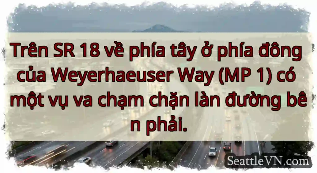 Trên SR 18 về phía tây ở phía đông của