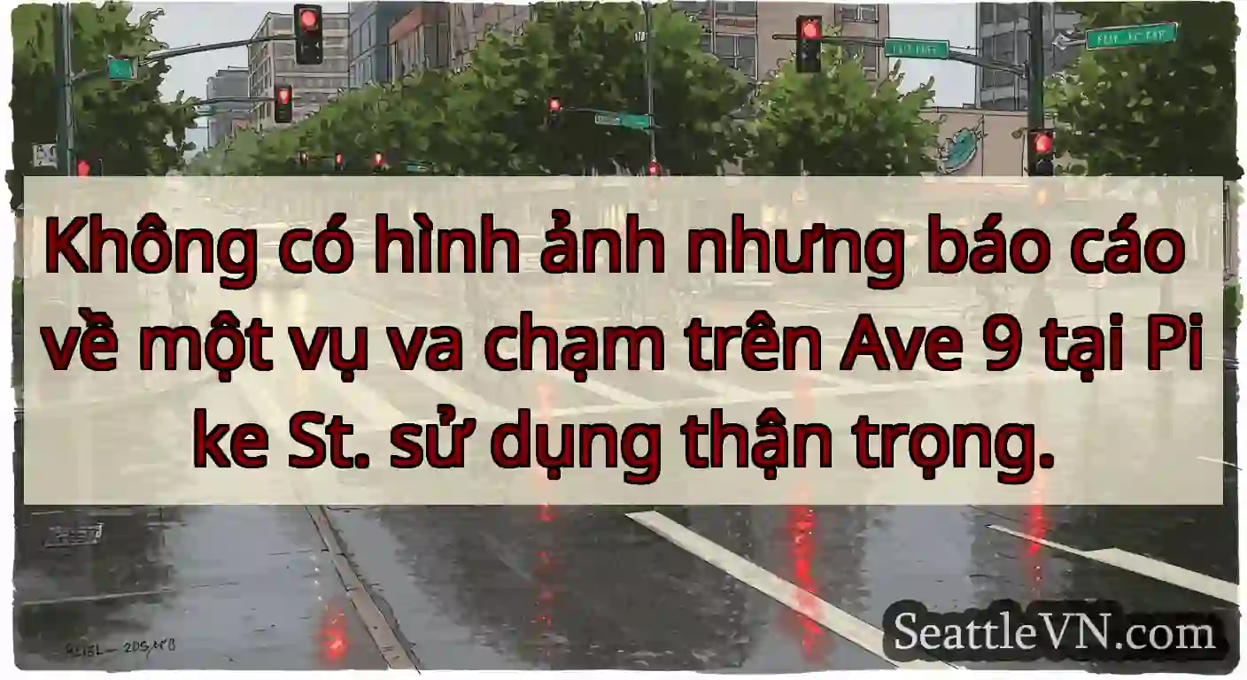 Không có hình ảnh nhưng báo cáo về một vụ va chạm