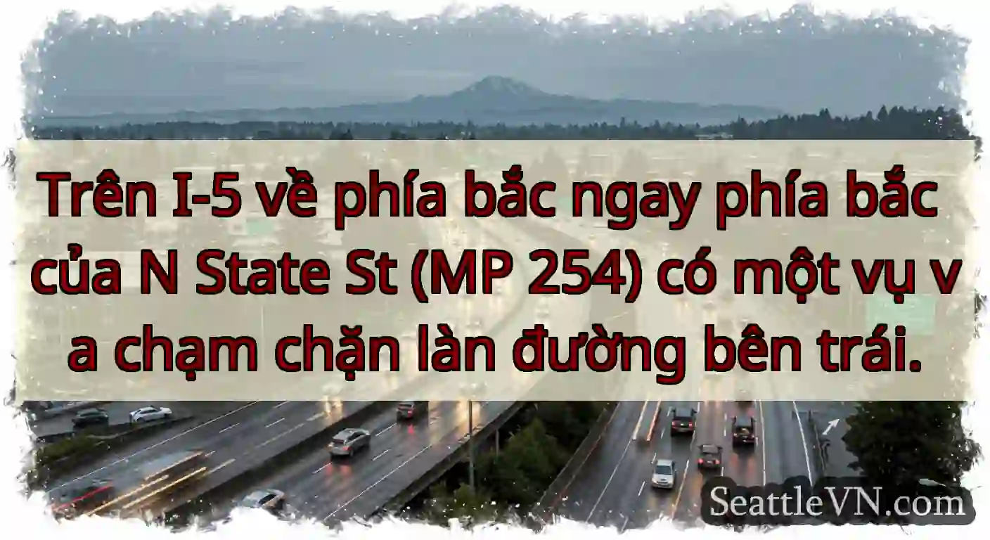 Trên I-5 về phía bắc ngay phía bắc của N State St