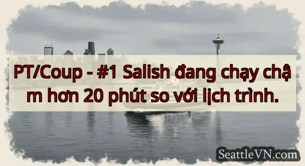 PT/Coup - #1 Salish đang chạy chậm hơn 20 phút so