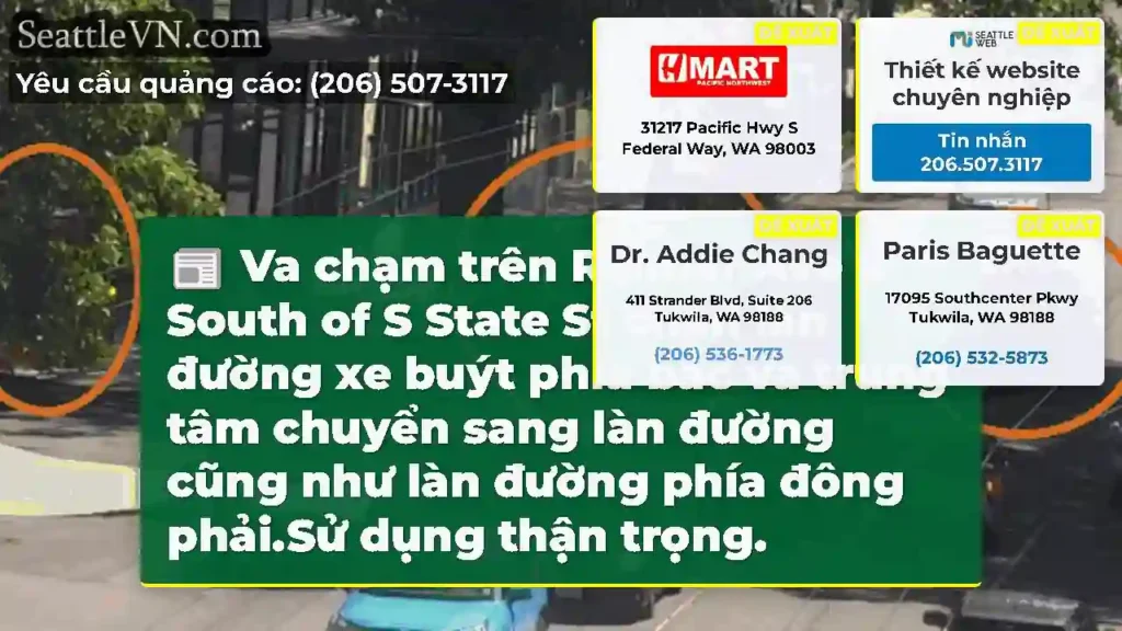 Va chạm trên Rainier Ave s South of S State St
