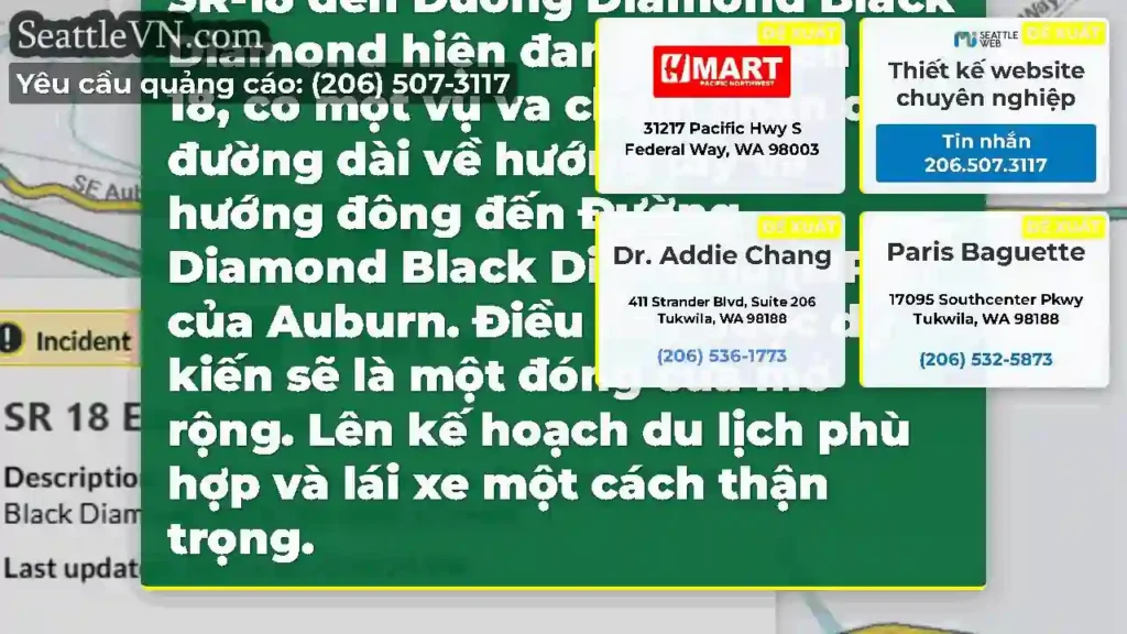 Rõ ràng: Cả hai đường dốc từ SR-18 đến Đường