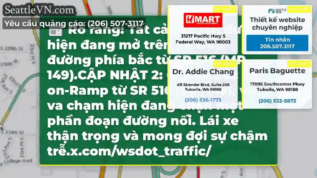 Rõ ràng: Tất cả các làn đường hiện đang mở trên