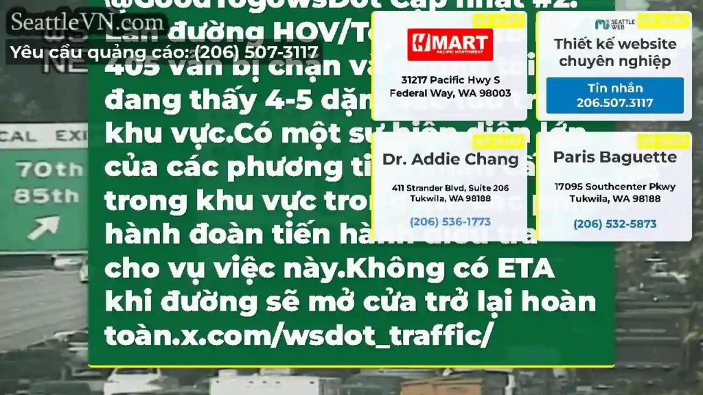 CẬP NHẬT #3: Chúng tôi vẫn đang thấy giao thông