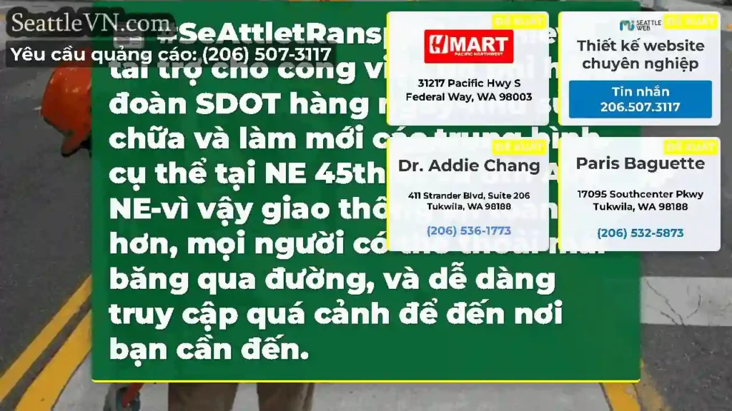 #SeAttletRansportationlevy tài trợ cho công việc