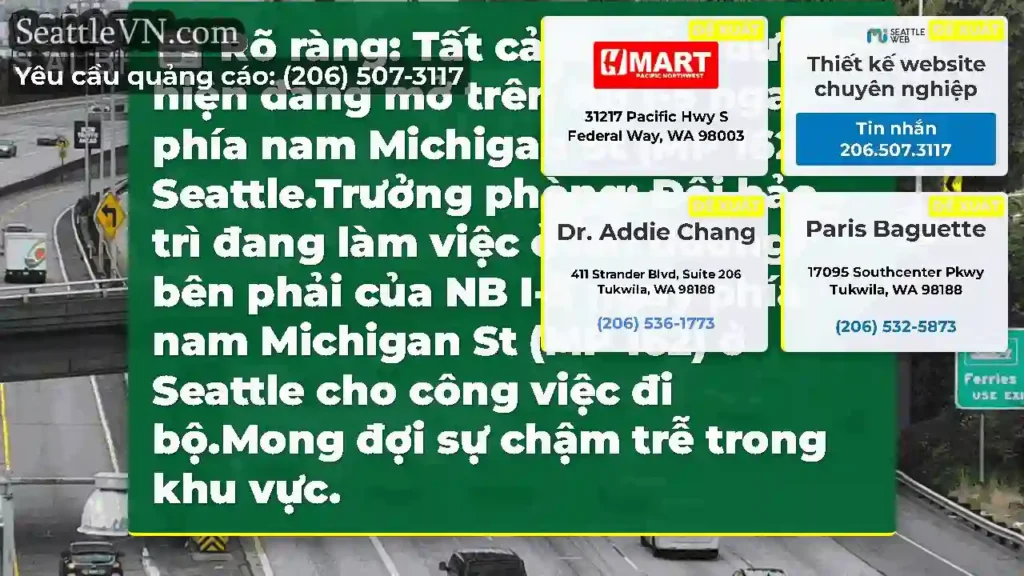 Rõ ràng: Tất cả các làn đường hiện đang mở trên