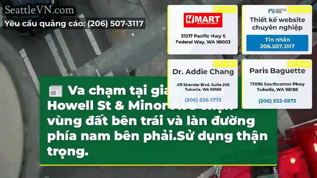 Va chạm tại giao lộ của Howell St & Minor Ave