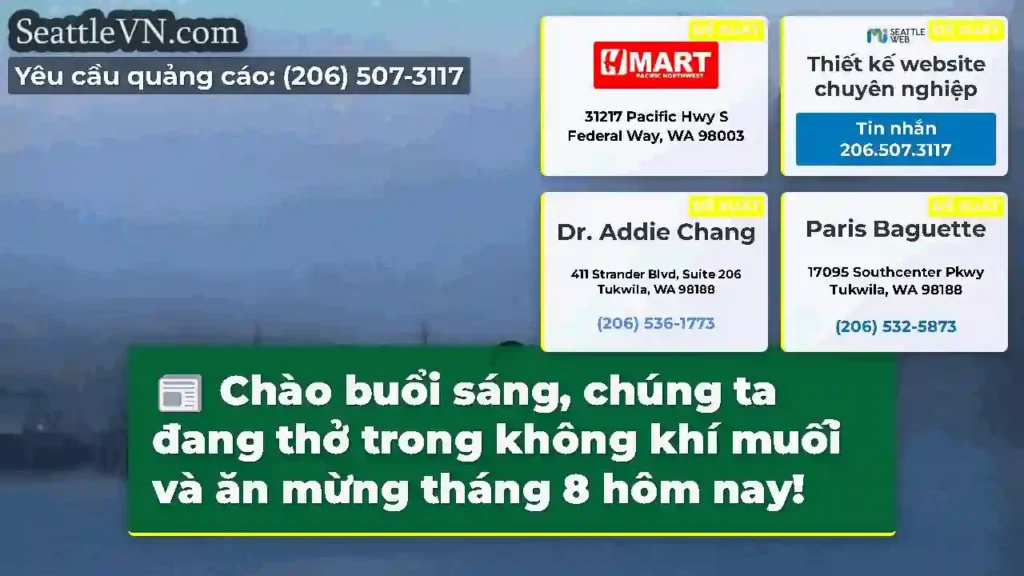 Chào buổi sáng, chúng ta đang thở trong không khí