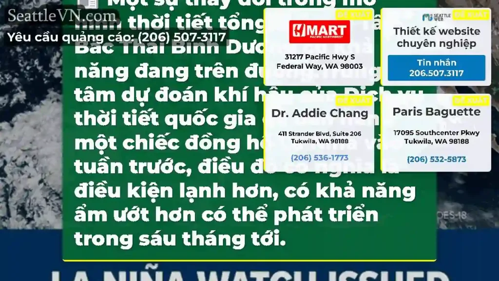 Một sự thay đổi trong mô hình thời tiết tổng thể