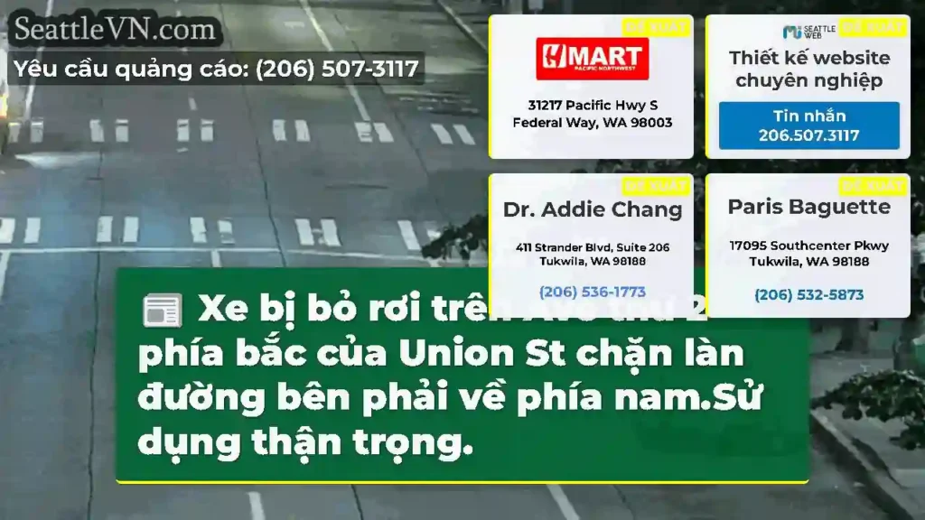 Xe bị bỏ rơi trên Ave thứ 2 phía bắc của Union St