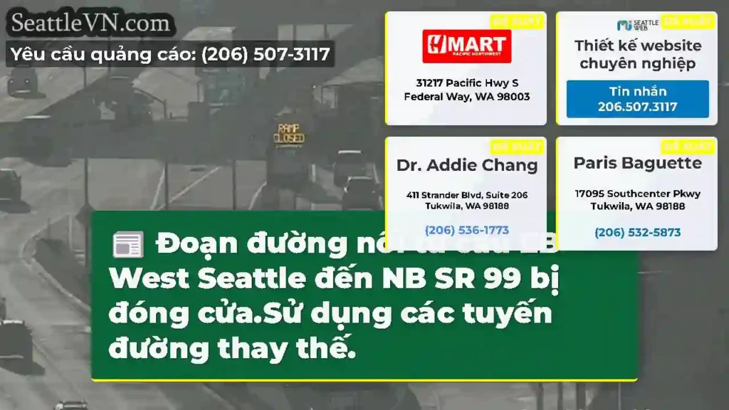 Đoạn đường nối từ cầu EB West Seattle đến NB SR