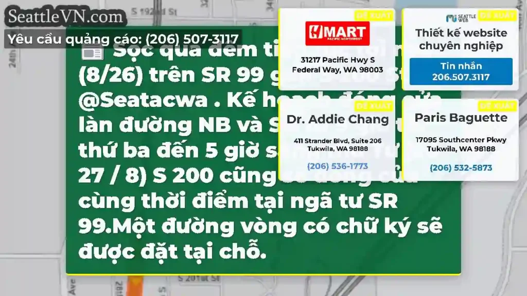 Sọc qua đêm tiếp tục tối nay (8/26) trên SR 99