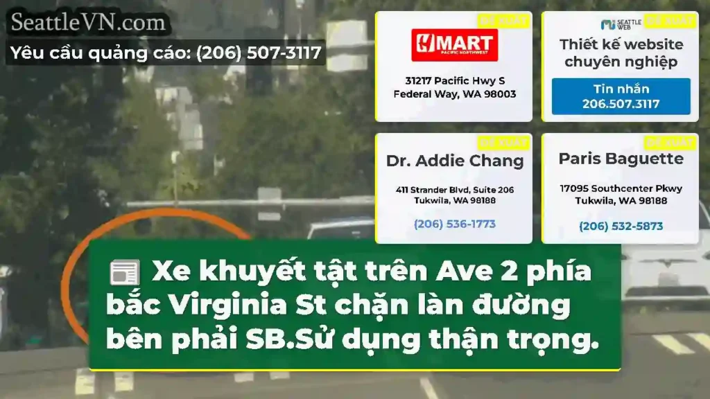 Xe khuyết tật trên Ave 2 phía bắc Virginia St