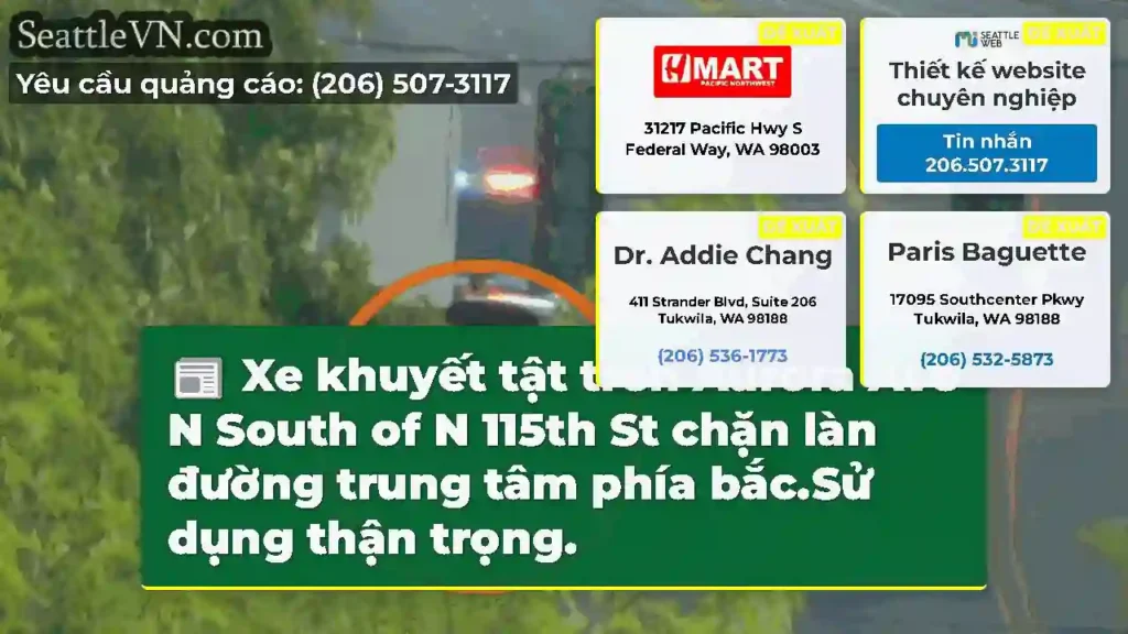Xe khuyết tật trên Aurora Ave N South of N 115th