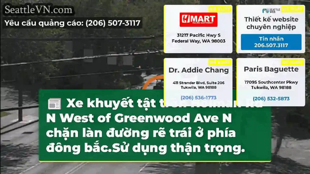 Xe khuyết tật trên Holman Rd N West of Greenwood