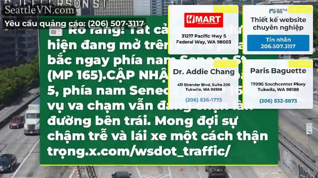 Rõ ràng: Tất cả các làn đường hiện đang mở trên