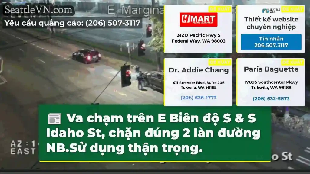 Va chạm trên E Biên độ S & S Idaho St, chặn đúng