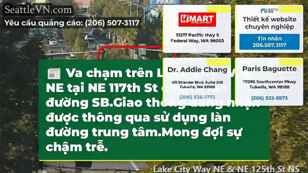 Va chạm trên Lake City Way NE tại NE 117th St