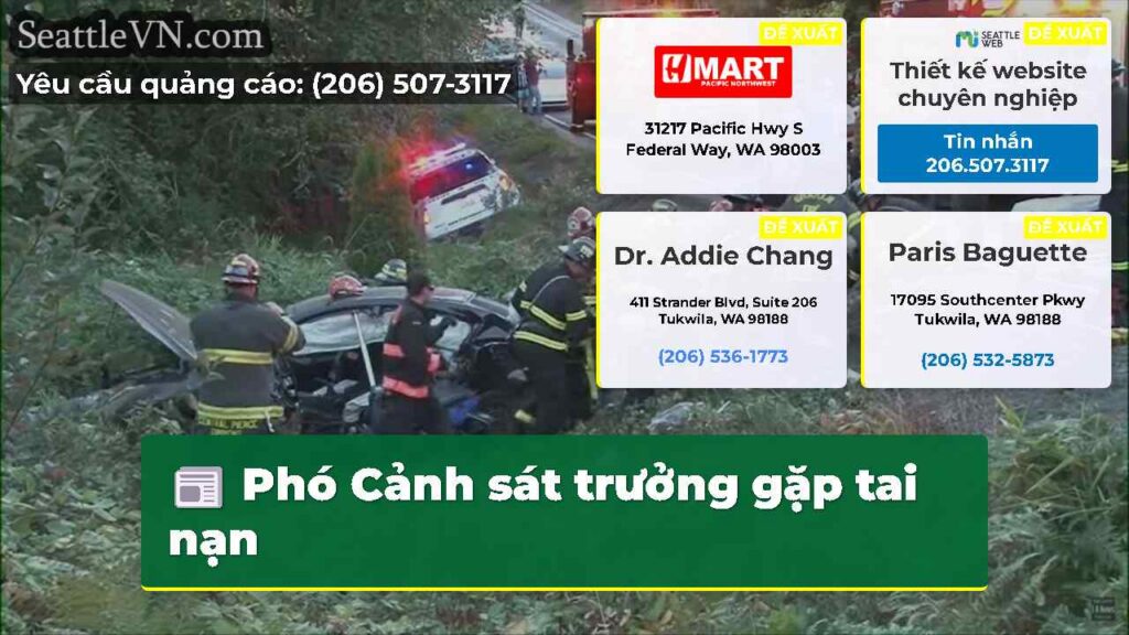Phó Cảnh sát trưởng gặp tai nạn