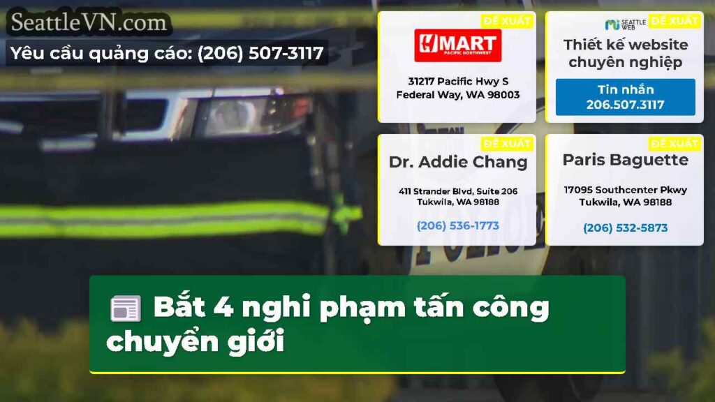 Bắt 4 nghi phạm tấn công chuyển giới