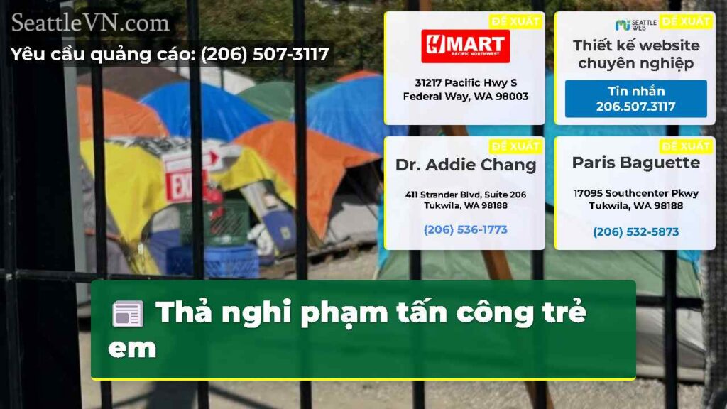 Thả nghi phạm tấn công trẻ em