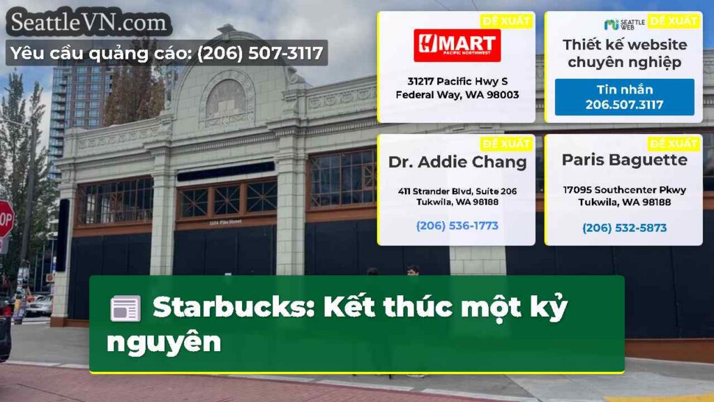 Starbucks: Kết thúc một kỷ nguyên