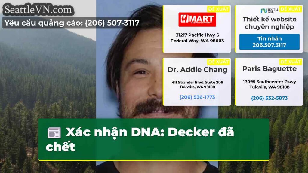 Xác nhận DNA: Decker đã chết