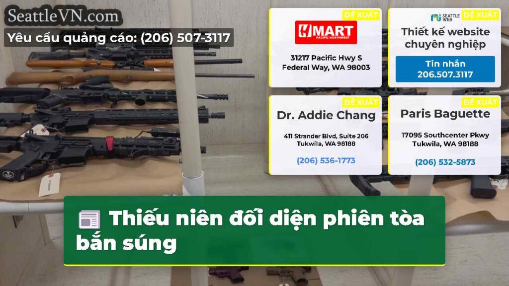 Thiếu niên đối diện phiên tòa bắn súng