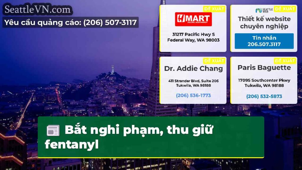 Bắt nghi phạm, thu giữ fentanyl