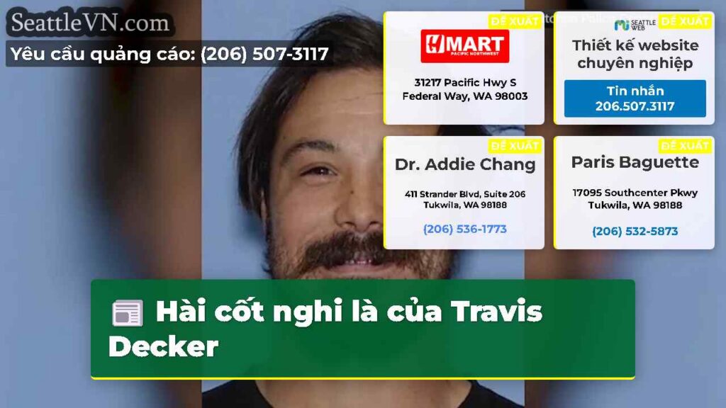 Hài cốt nghi là của Travis Decker