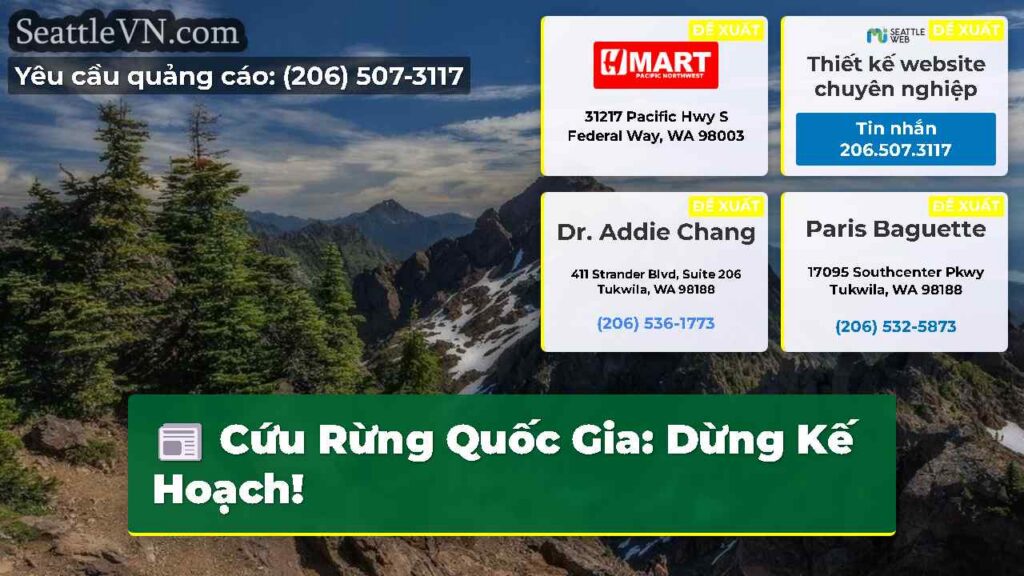 Cứu Rừng Quốc Gia: Dừng Kế Hoạch!