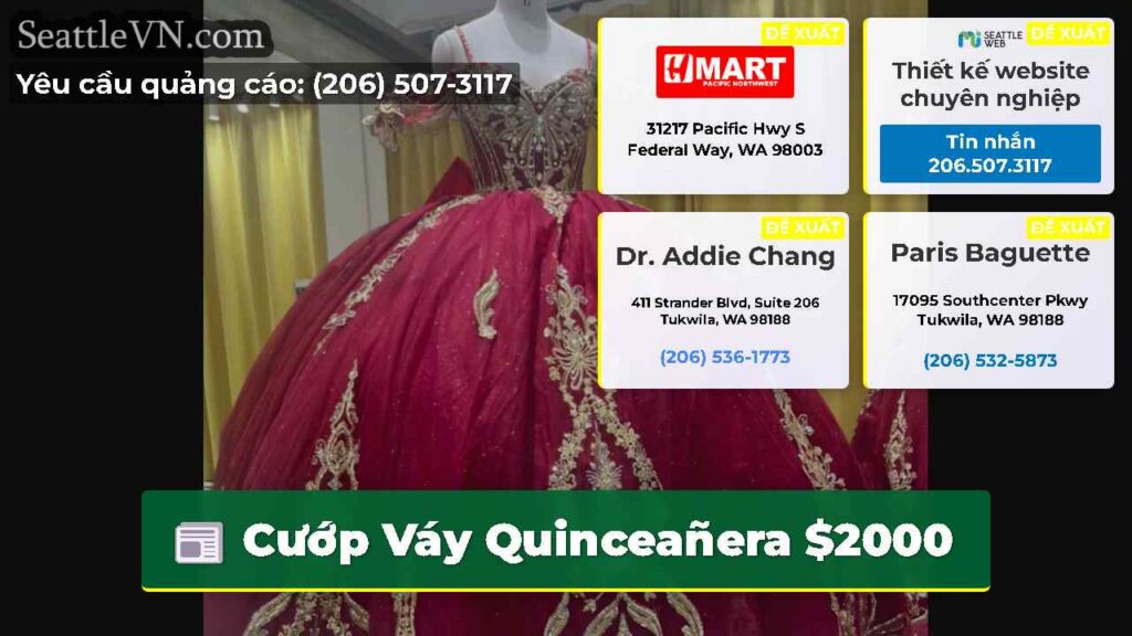 Cướp Váy Quinceañera $2000