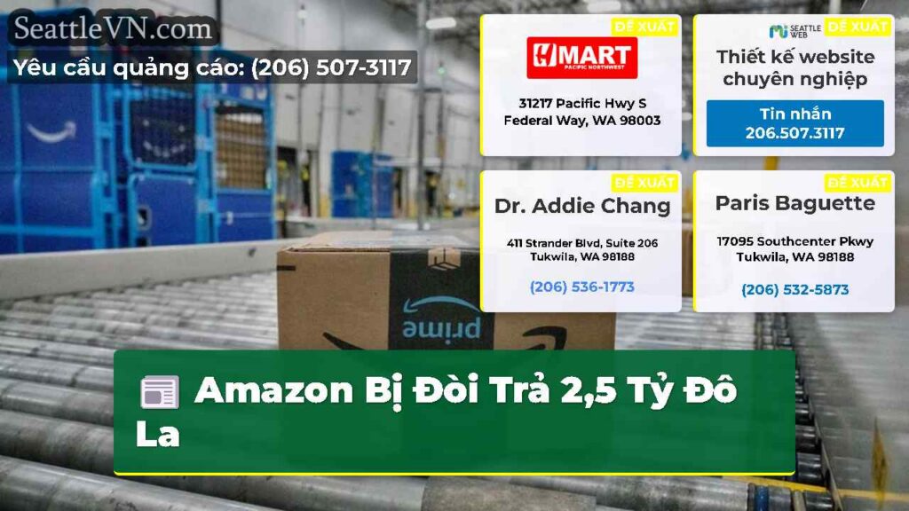 Amazon Bị Đòi Trả 2,5 Tỷ Đô La