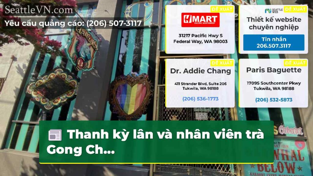 Thanh kỳ lân và nhân viên trà Gong Ch...