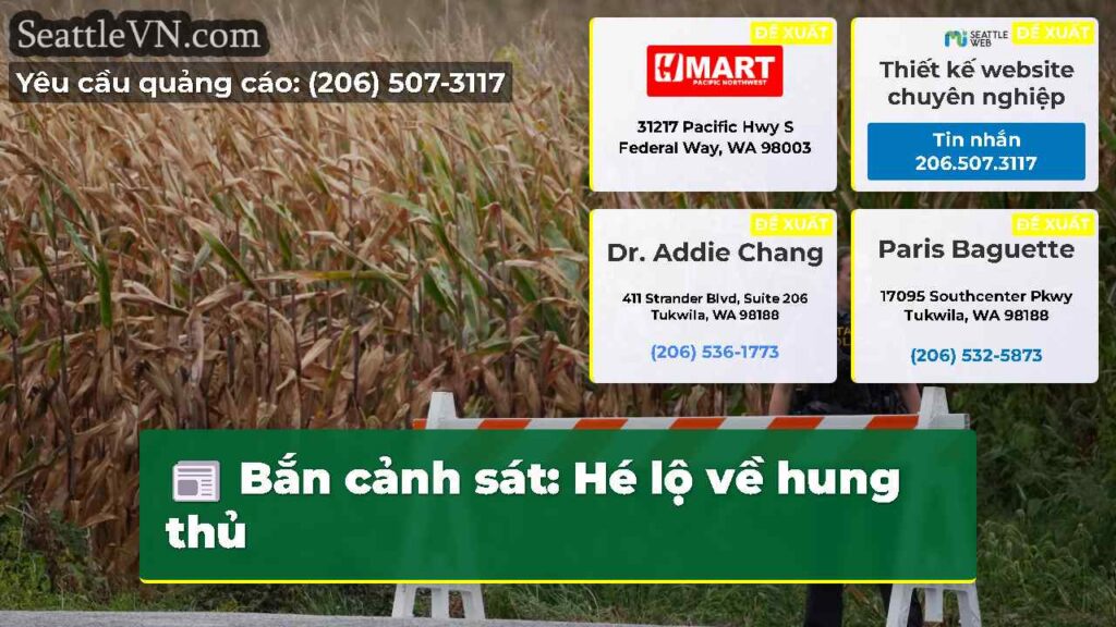 Bắn cảnh sát: Hé lộ về hung thủ