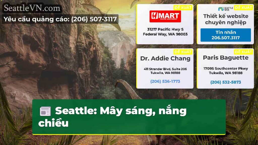 Seattle: Mây sáng, nắng chiều